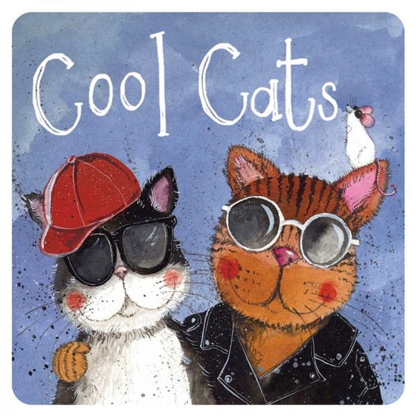 Alex Clark Untersetzer Cool Cats