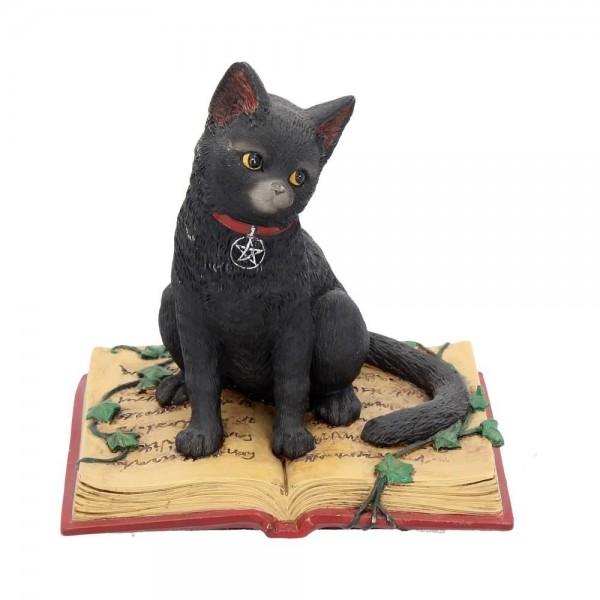 Eclipse Cat Spell Book Figurine