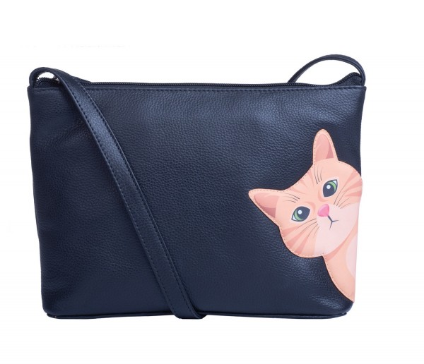 Schultertasche Cleo schwarz