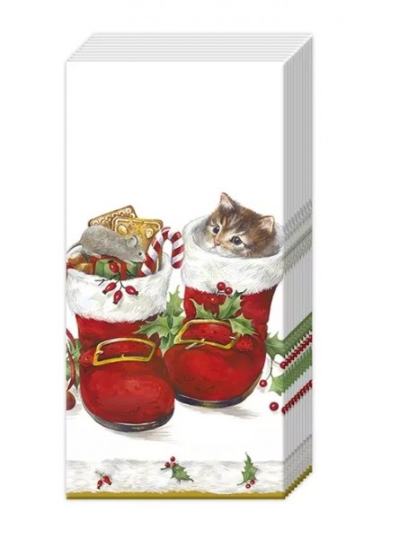 Taschentücher Sweet Christmas Boots