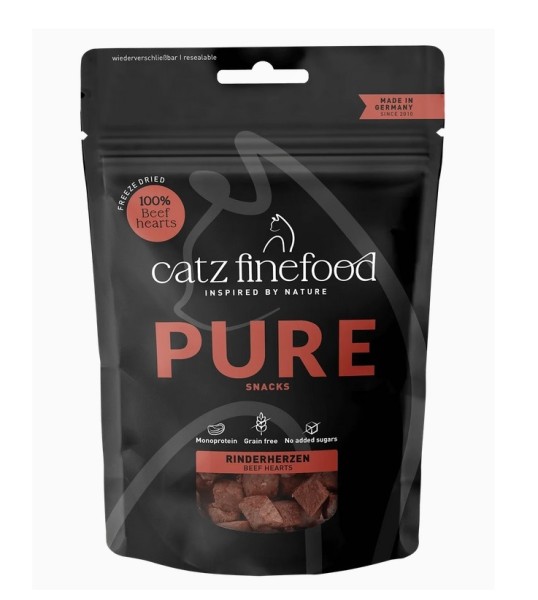 Catz Finefood Pure Rinderherzen, 35 g