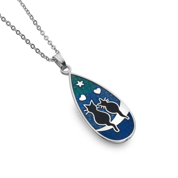 Necklace Nachtkatzen Blau