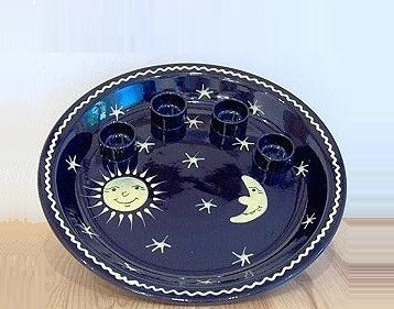Schnurre Adventsteller Sonne, Mond und Sterne