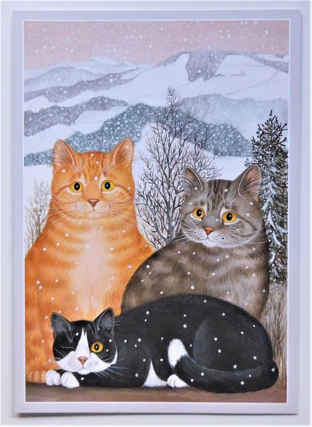 GB Blank Card Im Schnee