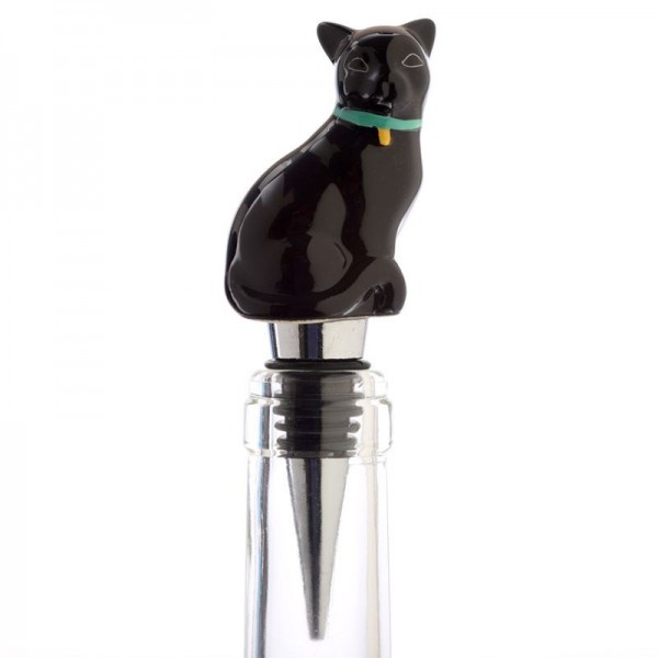 Bottel Stopper Schwarze Katze