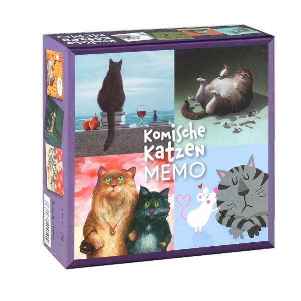 Katzen Memory Spiel Komische Katzen