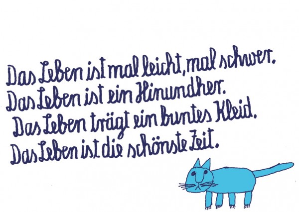 Postkarte Die schönste Zeit