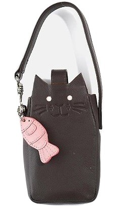 Handytasche braun/rosa