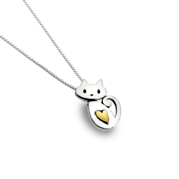 Silver Necklace Süßes Kätzchen